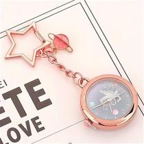 Manufacturer Direct Sales Cartoon Clear Digital Rose Gold Pregnant Watch Key Button Hanging Watch Student Exam with quartz male and female hands