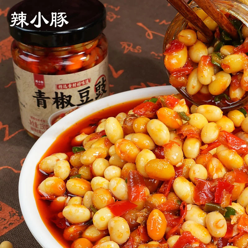 【2瓶9.99元】青椒豆豉辣椒酱拌饭酱香辣豆豉下饭菜佐餐炒菜调料,淘宝优惠券,粉丝福利购,淘宝优惠卷