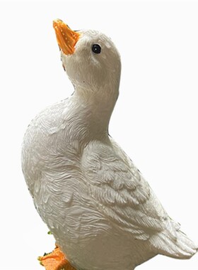 速发科尔鸭摆件树脂工只品古法养鱼水缸造景装饰三艺一套防水防晒