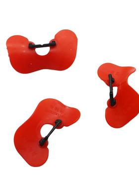 20 Pcs S/M/L/XL Red Soft Chicken Anti-pecking Glasses withou