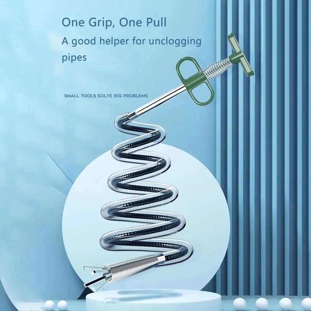 1pc Floor Sewer Dredge Device Sink Cleaning Hook Bathroom An - 图2