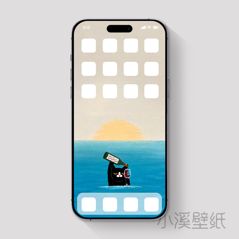 手机壁纸艺术丙烯画清新简约ins风phone苹果华为小米4k高清墙纸26