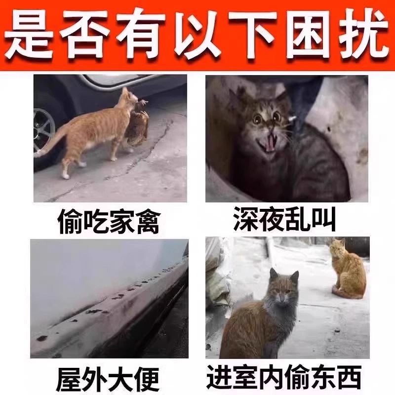 发动机舱驱猫神器汽车防野猫爬车强力驱猫老鼠长效室内外专用药粉 - 图0