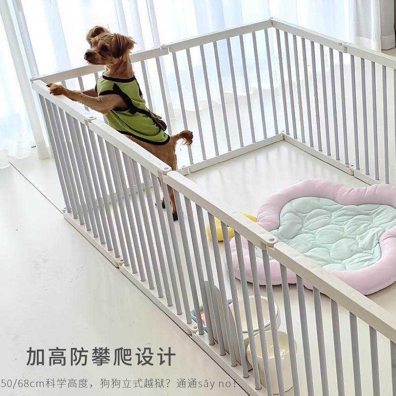 萌小宝白色宠物围栏狗狗笼子兔笼隔离门护栏中小型犬室内栅栏拉车,淘宝优惠券,粉丝福利购,淘宝优惠卷