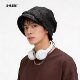 Cold Hat Planet Autumn and Winter Leather Baotou Pile Hat Shows Your Face