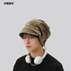 Cold Hat Planet Autumn and Winter Small Brim Face Showing Small Pile Hat