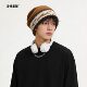 Cold hat planet winter warm and face-showing small pile hat