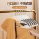 Anti-slip and traceless clothes hanger for hanging clothes at home