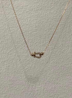 Force10系列镶钻18K玫瑰金项链