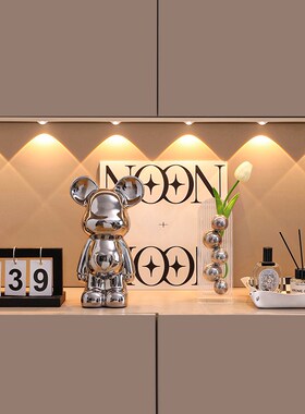 速发熊户奢入轻玄居摆件家关饰品餐边柜客厅收纳托盘高档软装