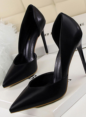 速发Shoes Wo Pumis Fashio Hpgh Heels Shoes Bla PikoYe w