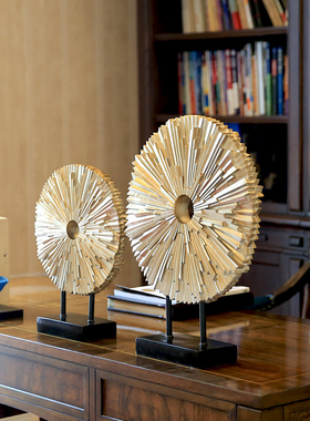 速发欧件电视柜摆式家居饰客美式品厅玄关工艺品办公室桌面酒柜装