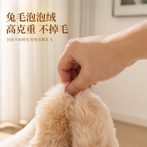 狗窝中大型犬可拆洗新型冬季保暖狗床大号半封闭加厚宠物狗狗睡窝 - 图2