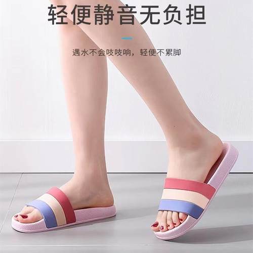 拖鞋情侣家居一对浴室洗澡防滑托鞋女士夏季室内家用时尚外穿凉拖 - 图2