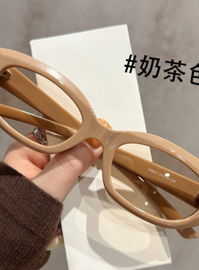 茶色猫眼墨镜女款高级感开车专用