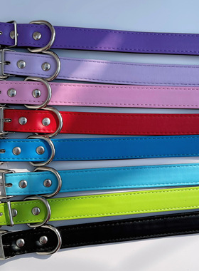 纯色项圈简约日常百搭皮质choker