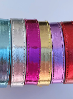 27Usr亮皮漆皮纯色项圈choker