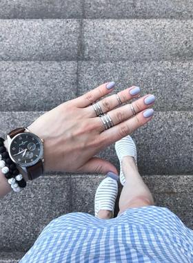 新的2个/套夫妻距离手镯经典天然石