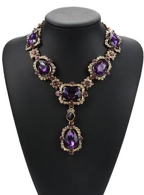 European over-the-top collarbone chain necklace锁骨炼项炼女