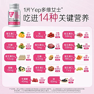 拍四件！汤臣倍健叶酸维生素c维e片[27元优惠券]-寻折猪