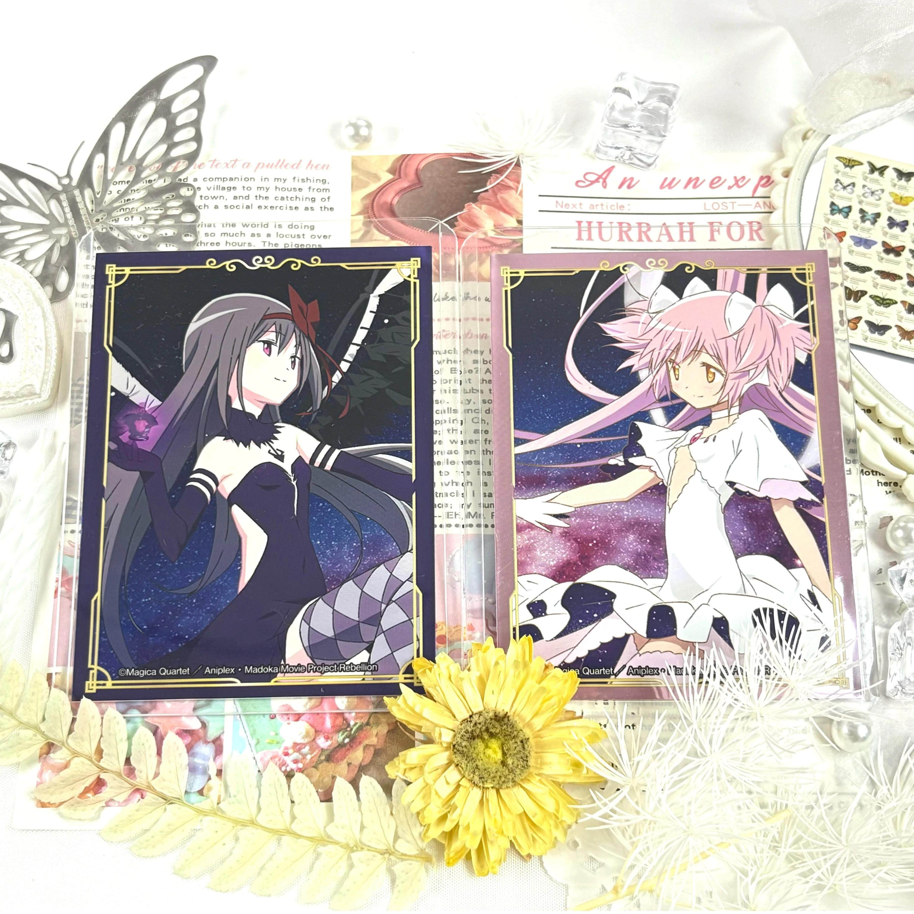 正版日谷魔法少女小圆鹿目圆香圆神晓美焰收藏卡套WS黑白双翼HG,淘宝优惠券,粉丝福利购,淘宝优惠卷