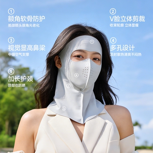 misswiss防晒面罩护颈