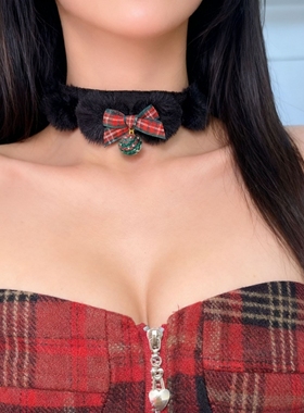 毛绒项圈项链圣诞秋冬配饰