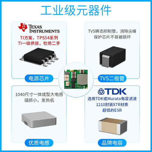 24V转3.3V5V12V TPS54531 TPS54331电源模块TPS54360降压TPS54560 - 图1