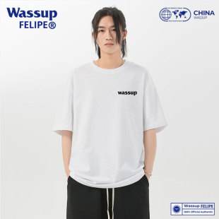 【WASSUP】230g重磅纯棉T恤短裤