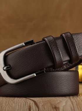 极速Fashion Businless Men Belts Of Leather Luxury Design Pin