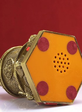 极速电动手c摇电转动底座合金底座西藏式两色多款可选手摇座莲花