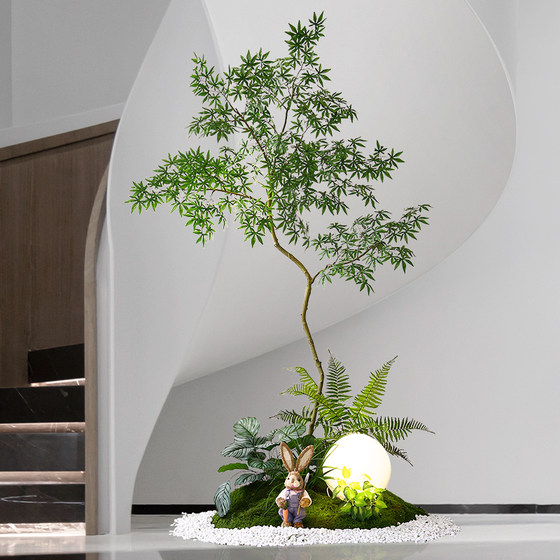 Songyu simulated green plants indoor corner potted plants