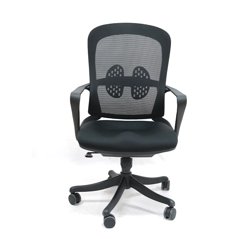 绿色透气行政办公椅现代公司职员电脑椅培训室升降转椅中背会议椅 - 图3