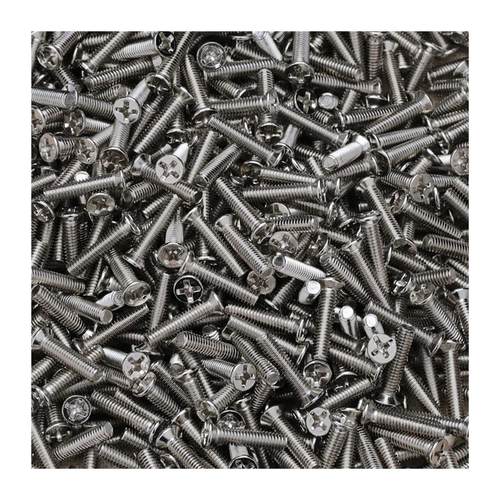 KM镀镍碳钢沉头十字平头机牙螺丝钉M2.5M3M4x3*4x5x6x7x8x9x10-14 - 图3
