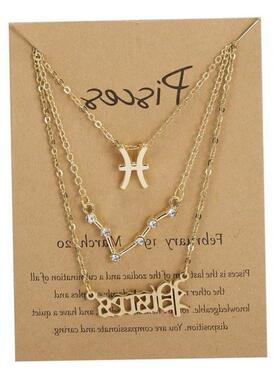 3件套生肖女性项炼个性新礼物夫妇