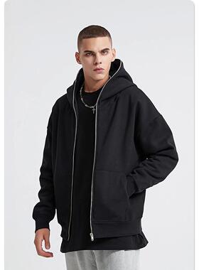 Harajuku Jacket Sweatshirts Men Zip Up Hoodies Jacket Retro