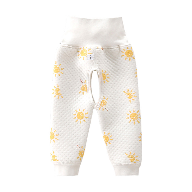 婴幼儿三层夹棉秋冬护肚高腰保暖裤可开两用裆可外穿打底宝宝棉裤,淘宝优惠券,粉丝福利购,淘宝优惠卷