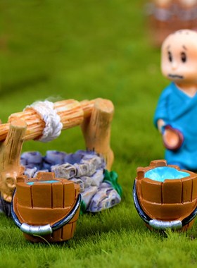 速发微景观坛景配件迷你酒造酒碗水桶辣椒摆蒜树脂工艺小大件