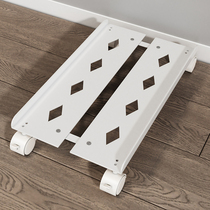 Computer Host Bay Dormitory Desktop box bay table Lower with pulley mobile base desk bottom shelf