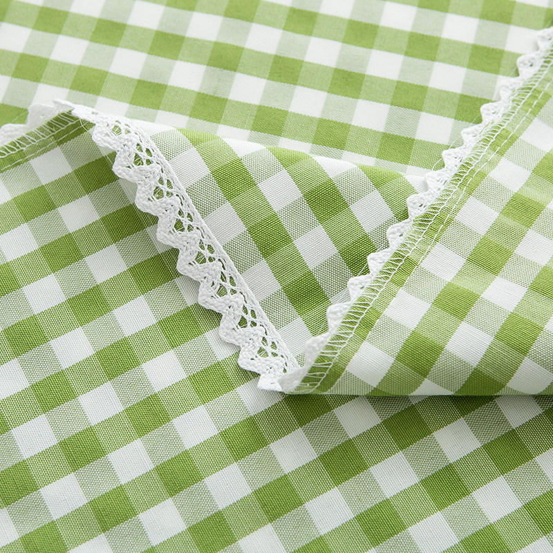 小清新格子桌布布艺定制桌布防尘防水防油免洗餐桌布幼儿园桌布罩,淘宝优惠券,粉丝福利购,淘宝优惠卷