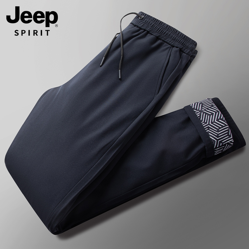 JEEP SPIRIT 23年冬季新款 男式保暖羽绒裤 天猫优惠券折后¥79包邮(¥179-100)2色可选