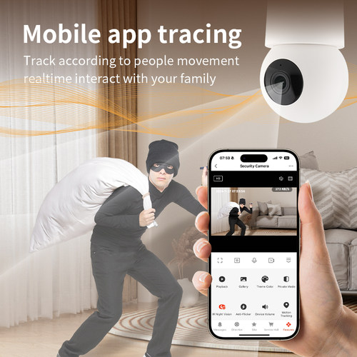 涂鸦智能300w高清摄像头云台机监控手机远程双对话无线夜视摄像机 - 图2