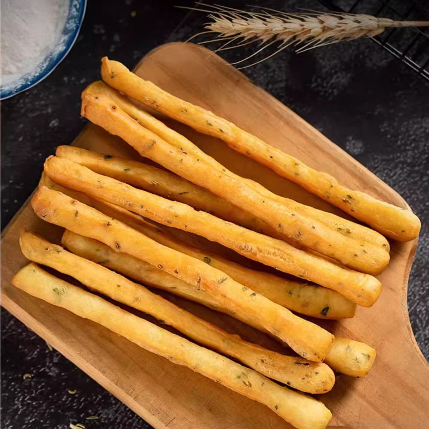 【拍1发4】千味央厨360g蒸油条240g茴香小油条方便速食面点家用