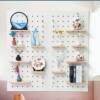 Spot Xinjiang Tibet solid wood hole board wall storage rack storage shelf bedroom living room entrance partition