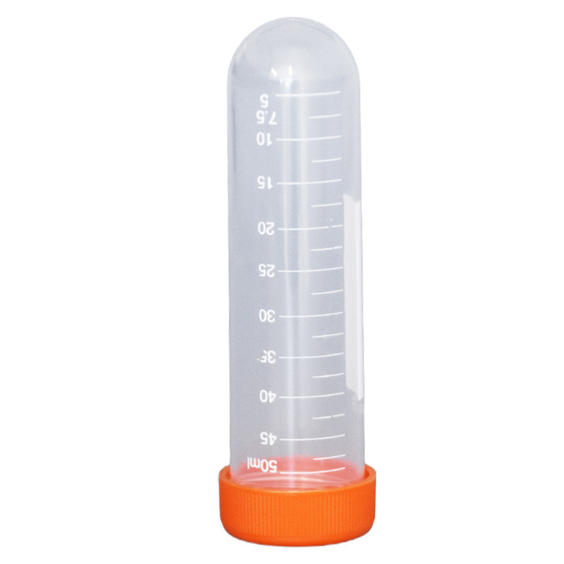 裕成实验50ml螺口尖底可立离心管螺口圆底插口刻度离心管带书写区,淘宝优惠券,粉丝福利购,淘宝优惠卷