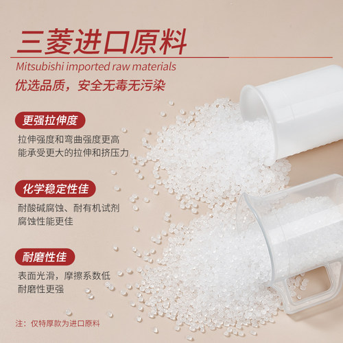 Labshark塑料烧杯实验室带刻度带把柄耐高温耐酸碱计量杯1L5L加厚PP塑料量杯250 500 1000 2000 5000mL毫升 - 图0