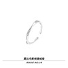 925 sterling silver openable and adjustable ring, light luxury and versatile