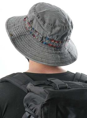 Cotton Sun Hats For Women Men Bucket Hat Outdoor Beach Cap