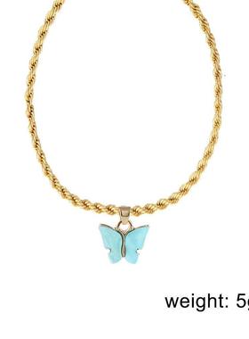 European and American Style Distinctive Twist Chain Acrylic