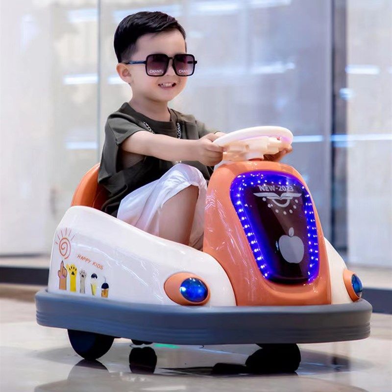 儿童碰碰车电动遥控玩具车宝宝电动可坐人婴儿四轮汽车玩具1一3岁,淘宝优惠券,粉丝福利购,淘宝优惠卷